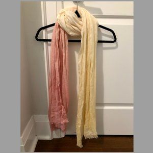 Dip-dye scarf (Aritzia, Auxiliary)